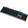 Clavier Ibox AURORA K-3 Noir/Argenté Argenté QWERTY sur la caverne d