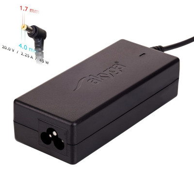 Chargeur d'ordinateur portable Akyga AK-ND-50 45 W sur la caverne des 