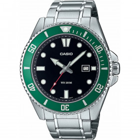 Reloj Hombre Casio MDV-107D-3AVEF Negro Plateado