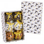 Bolas de Navidad Multicolor Papel Polyfoam Reno 7,5 x 7,5 x 7,5 cm (6