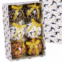 Bolas de Navidad Multicolor Papel Polyfoam Reno 7,5 x 7,5 x 7,5 cm (6