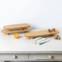 Vassoio per aperitivi Bidasoa Bambu Marrone Legno 45 x 15,5 x 4,8 cm