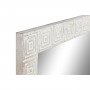 Specchio da parete Home ESPRIT Bianco Naturale Legno di mango Indiano