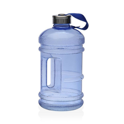 Bottle Versa 2 L Blue Silicone Polyethylene polystyrene 13 x 26 x 13 cm