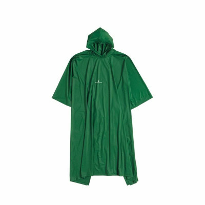 Waterproof Poncho with Hood Ferrino Green (One size)