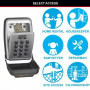 Coffre-fort pour Clés Master Lock 5423EURD Noir Noir/Gris Zinc sur la