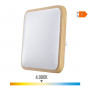 LED Wall Light EDM Squared Surface 18 W 33 x 33 x 7 cm (4000 K)