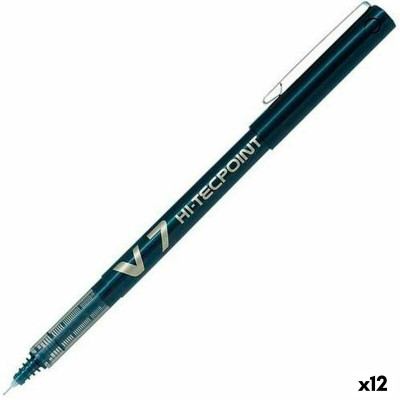 stylo à encre liquide Pilot V-7 Hi-Tecpoint Noir 0,5 mm (12 Unités) 