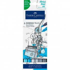 Set of Felt Tip Pens Faber-Castell Goldfaber Sketch - Product Design D