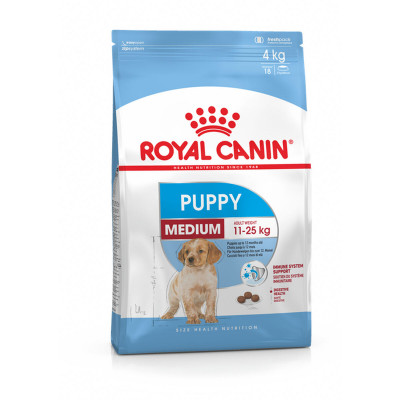 Nourriture Royal Canin Medium Puppy 15 kg Petit/Junior sur la caverne 