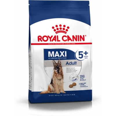 Nourriture Royal Canin Maxi Adult 5+ Adulte Riz Oiseaux 15 kg sur la c
