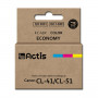 Cartouche d'encre originale Actis KC-41R Cyan/Magenta/Jaune sur la cav