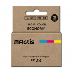 Cartouche d'encre originale Actis KH-28R Cyan/Magenta/Jaune sur la cav