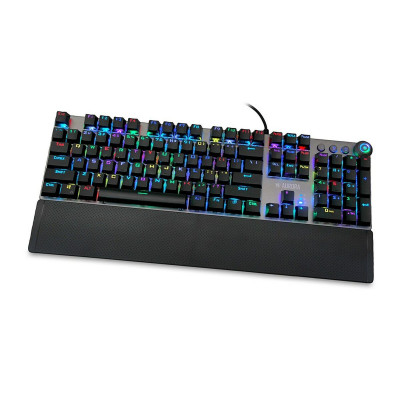 Clavier Ibox AURORA K-4 Noir Noir/Argenté QWERTY sur la caverne des p