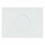 Plato Llano Inde Gourmet Porcelana Blanco 29,5 x 22 x 3 cm (6 Unidades