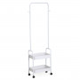 Perchero de Pie Vinthera Moa Acero Blanco Con ruedas 45,5 x 29,5 x 159