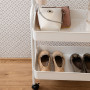 Perchero de Pie Vinthera Moa Acero Blanco Con ruedas 45,5 x 29,5 x 159