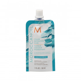 Maschera per Capelli Moroccanoil Depositing Aqua marine 30 ml
