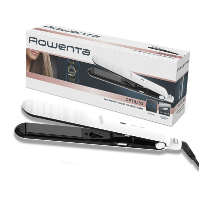 Hair Straightener Rowenta SF3210 Optiliss White/Black White Ceramic