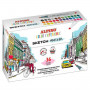 Set di Pennarelli Alpino Sketch Marker Doppia punta Multicolore (4 Uni