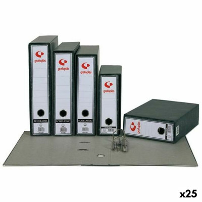 Classificatore a Leva Grafoplas Grigio A4 (25 Unità)