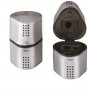 Pencil Sharpener Faber-Castell Grip 2001 3-in-1 Silver Metal (10 Units