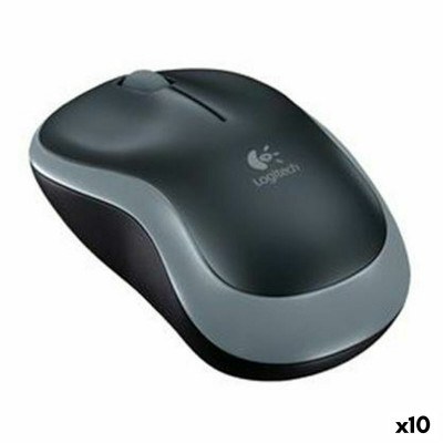 Souris sans-fil Logitech M185 Gris (10 Unités) sur la caverne des pri