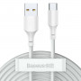 Cavo USB A con USB C Baseus TZCATZJ-02 Bianco 1,5 m (2 Unità)