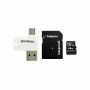 Micro SD Memory Card with Adaptor GoodRam M1A4 All in One Black 128 GB