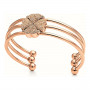 Ladies'Bracelet Folli Follie 3B0T041R Rose gold Steel (16 cm)