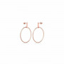 Orecchini Donna Rosefield JHBER-J072 Acciaio inossidabile 2 cm