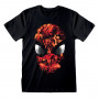 T shirt à manches courtes Spider-Man Character Roster Noir Unisexe su
