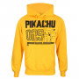 Sweat à capuche unisex Pokémon Picachu Line Art Jaune sur la caverne