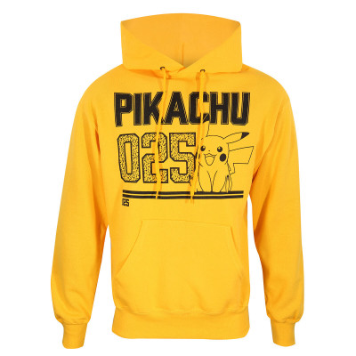 Sweat à capuche unisex Pokémon Picachu Line Art Jaune sur la caverne