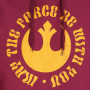 Sudadera con Capucha Unisex Star Wars May The Force Be With You Burdeo