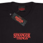 Maglia a Maniche Corte Stranger Things Demogorgon Upside Down Nero Uni
