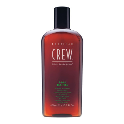 Shampoo, Conditioner and Shower Gel American Crew Tea tree 450 ml