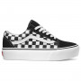 Baskets Casual pour Femme Vans OLD SKOOL PLAFORM VN0A3B3UHRK1 Noir sur