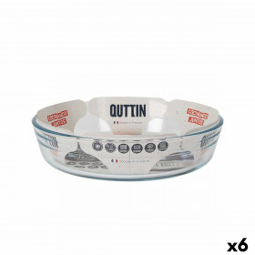 Oven Dish Quttin  Glass 1,7 L ø 23 x 5,3 cm (6 Units)