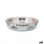 Oven Dish Quttin  Glass 1,7 L ø 23 x 5,3 cm (6 Units)