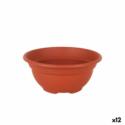 Blumentopf Dem Greentime kreisförmig Schale Braun ø 20 x 9 cm (12 St