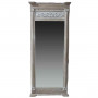 Specchio da parete Home ESPRIT Bianco Naturale Legno di mango Legno MD