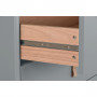 Cassettiera Home ESPRIT Azzurro Grigio polipropilene Legno MDF 80 x 40