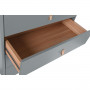 Cassettiera Home ESPRIT Azzurro Grigio polipropilene Legno MDF 80 x 40