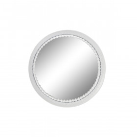 Specchio da parete Home ESPRIT Bianco Metallo Città 85,5 x 9,5 x 85,5