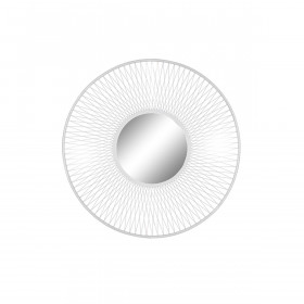 Specchio da parete Home ESPRIT Bianco Metallo Specchio Città 90 x 2 x