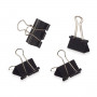 Pinze Clip Grande Nero Metallo (24 Unità)