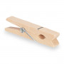 Pinze Grande Marrone Legno (24 Unità)