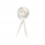 Orologio da Tavolo Tripode Bianco Metallo 12 x 30 x 12 cm (4 Unità)
