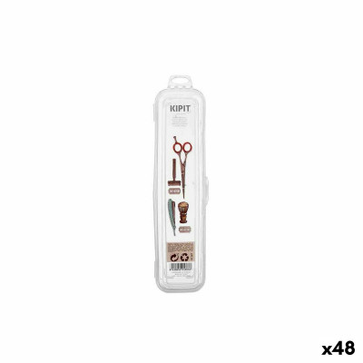 Confezione Da viaggio Set per la Rasatura Trasparente 4,3 x 23,3 x 6,2